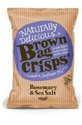 Brown Bag Crisps Rosemary & Sea Salt  40g