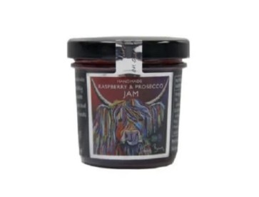 Sarah Gray's luxury raspberry & prosecco jam 