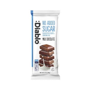 Diablo No Added Sugar Milk Chocolate bar 85g
