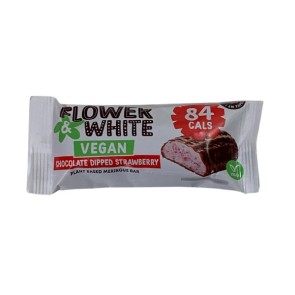 Flower & White Meringe Bar - Double Choc (Vegan)